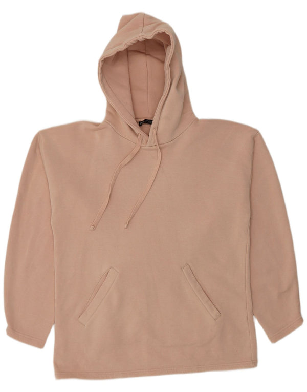 Zara Γυναικείο Hoodie Jumper UK 10 Small Pink