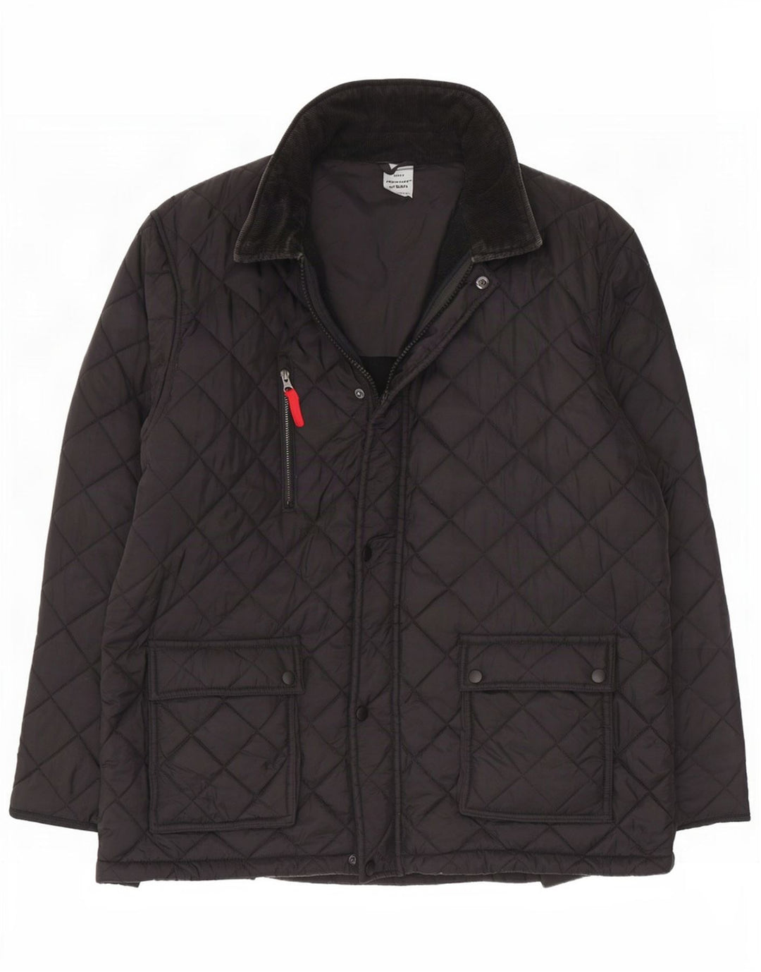 Ανδρικό vintage καπιτονέ μπουφάν UK 42 XL μαύρο νάιλον