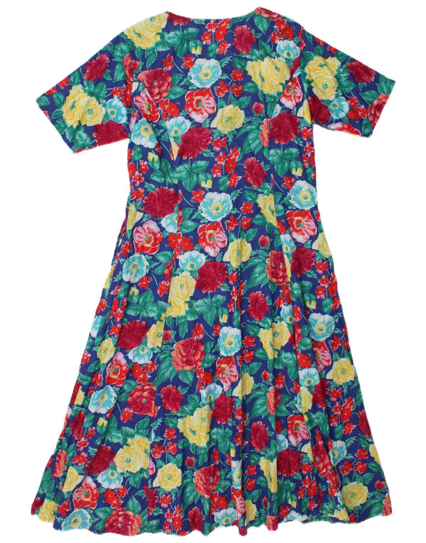 Vintage Γυναικείο Φόρεμα A-Line IT 48/50 XL Πολύχρωμο Floral