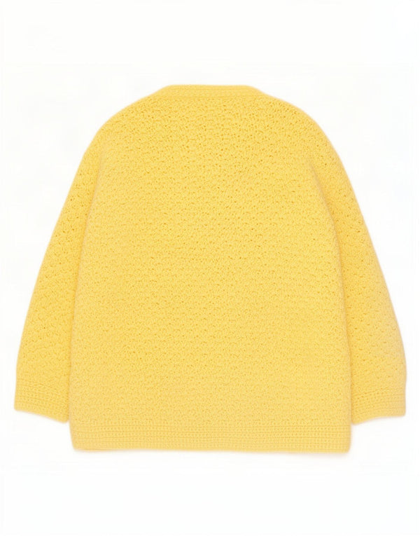 Vintage γυναικεία ζακέτα UK 16 Large Yellow