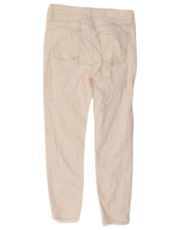 Γυναικείο Cropped Jeans Desigual W30 L25 Λευκό βαμβακερό