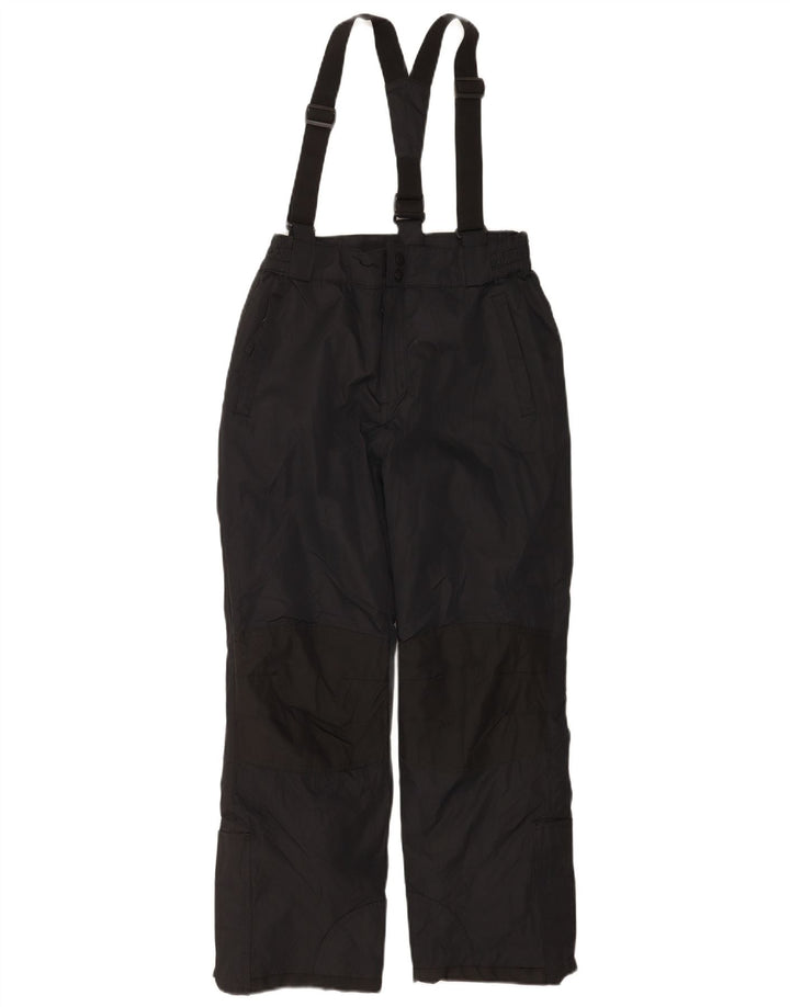 Mountain Warehouse Boys Dungarees Ski Trousers 11-12 Years Black Polyester