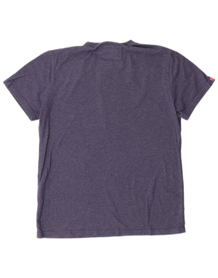 Superdry Γυναικείο T-Shirt Top XL Navy Blue από βαμβάκι