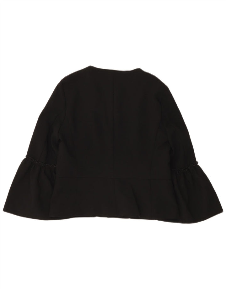 Zara Γυναικεία μακρυμάνικη ζακέτα UK 12 Medium Black