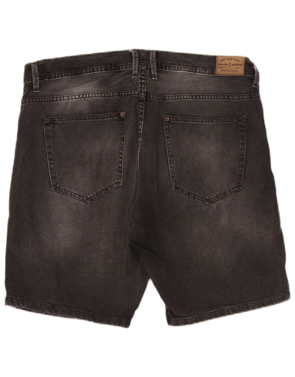 Ανδρικό τζιν σορτς Zara EU 46 XL W36 Γκρι