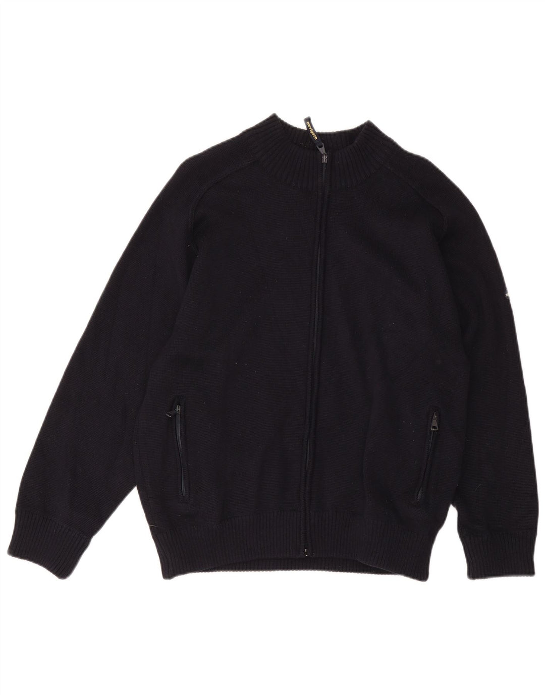 Ανδρικό πουλόβερ ζακέτα NAVIGARE μεσαίο μπλε ναυτικό