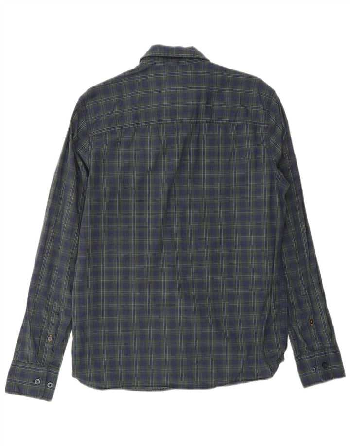 FAT FACE Mens Shirt XS Navy Blue Check Cotton
