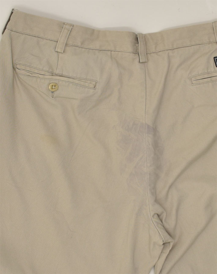 NAUTICA Womens Straight Chino Trousers W36 L34  Beige Cotton | Vintage Nautica | Thrift | Second-Hand Nautica | Used Clothing | Messina Hembry 