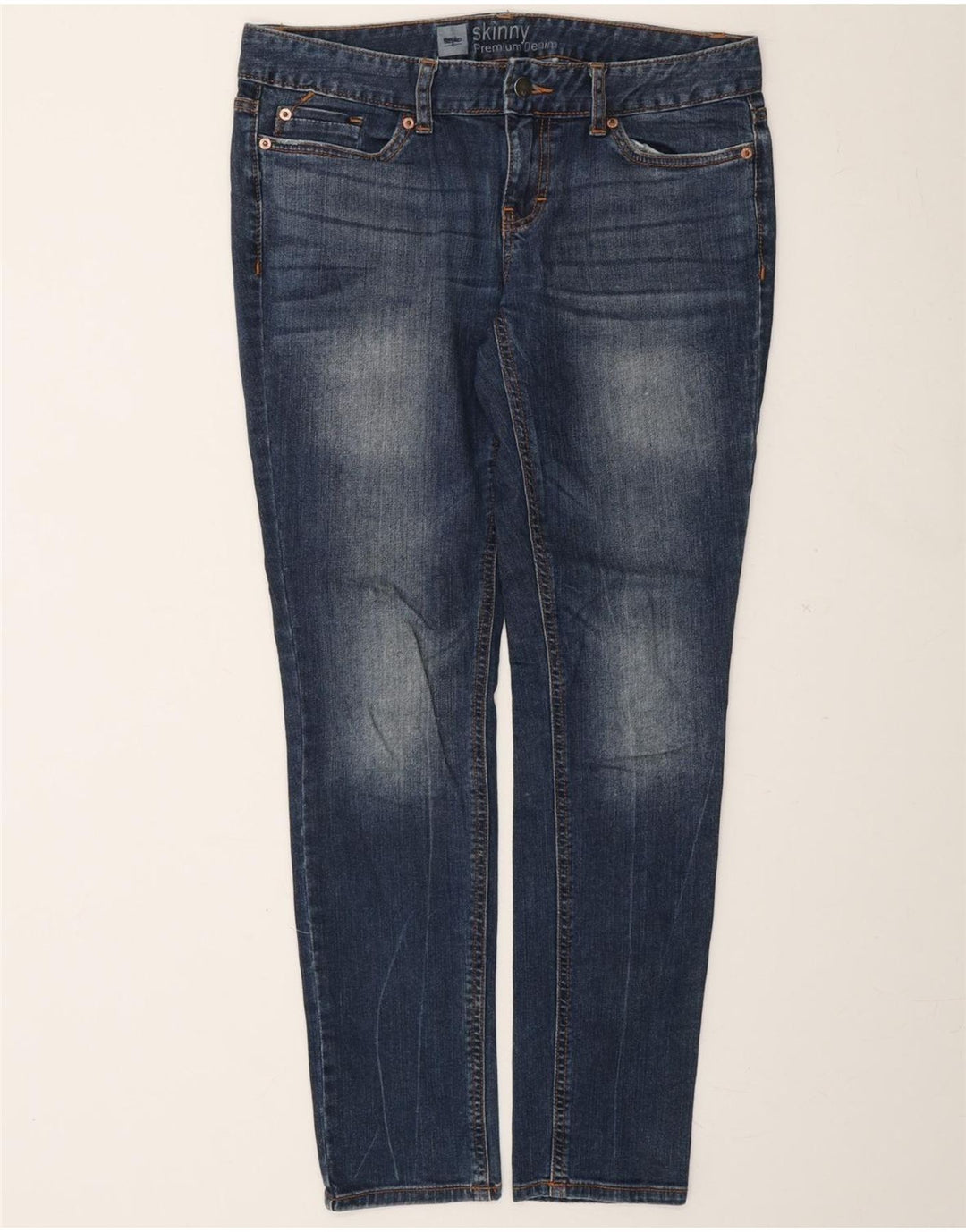 MOSSIMO Womens Skinny Jeans US 6 Medium W32 L28 Blue Cotton Vintage Mossimo and Second-Hand Mossimo from Messina Hembry 