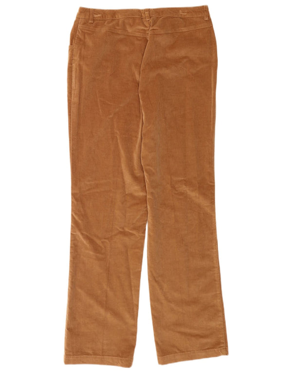 Brooks Brothers Γυναικείο ίσιο κοτλέ παντελόνι US 12 Large W32 L32 Beige