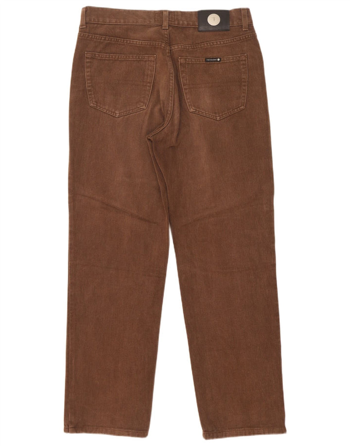 Ανδρικό τζιν Trussardi ίσιο W33 L30 Καφέ βαμβακερό