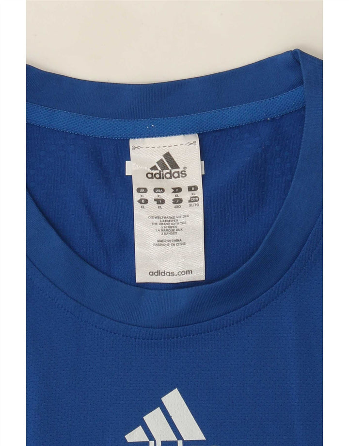 Ανδρικό T-Shirt Adidas Climacool Top XL Blue Polyamide