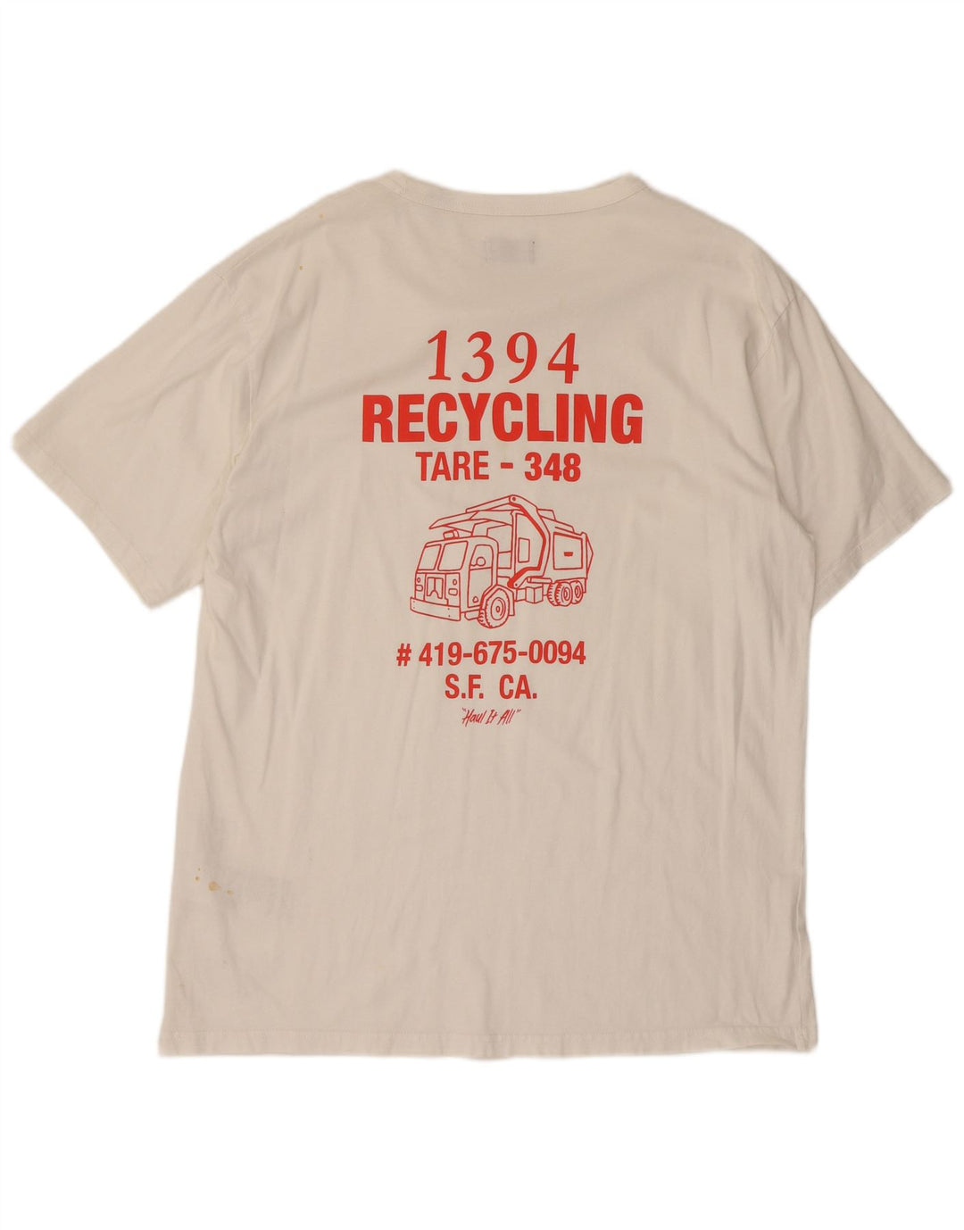 Ανδρικό γραφικό T-Shirt Levi's Top XL Λευκό βαμβακερό