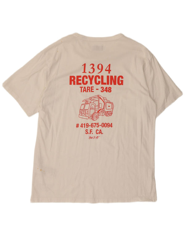 Ανδρικό γραφικό T-Shirt Levi's Top XL Λευκό βαμβακερό