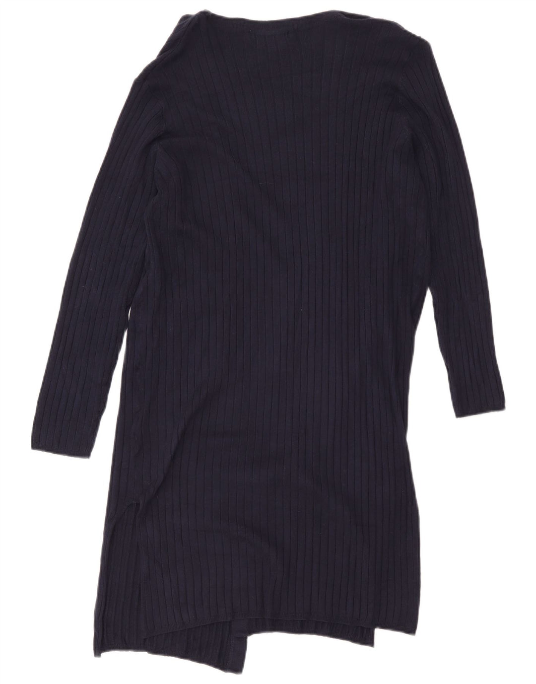 Marks & Spencer Γυναικείο πουλόβερ Longline Cardigan UK 12 Medium Navy Blue