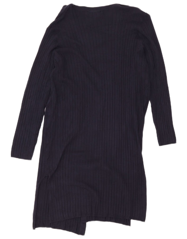 Marks & Spencer Γυναικείο πουλόβερ Longline Cardigan UK 12 Medium Navy Blue