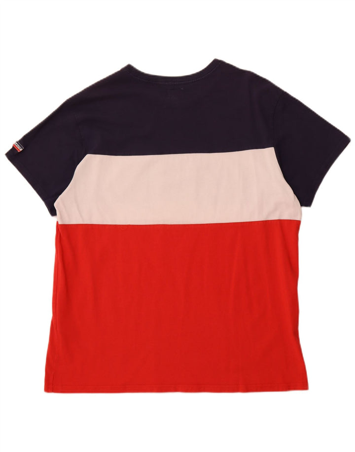 Ανδρικό γραφικό μπλουζάκι LEVI'S Top μεγάλο πολύχρωμο βαμβακερό μπλοκ