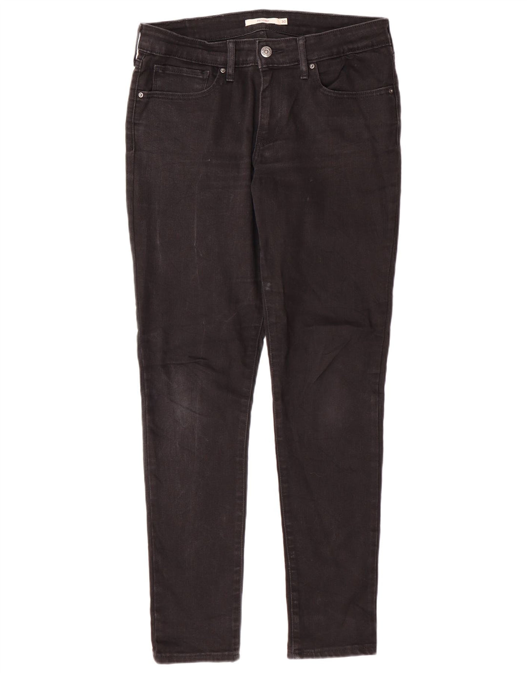 LEVI'S Γυναικείο 711 Skinny Jeans W30 L30 Μαύρο βαμβακερό