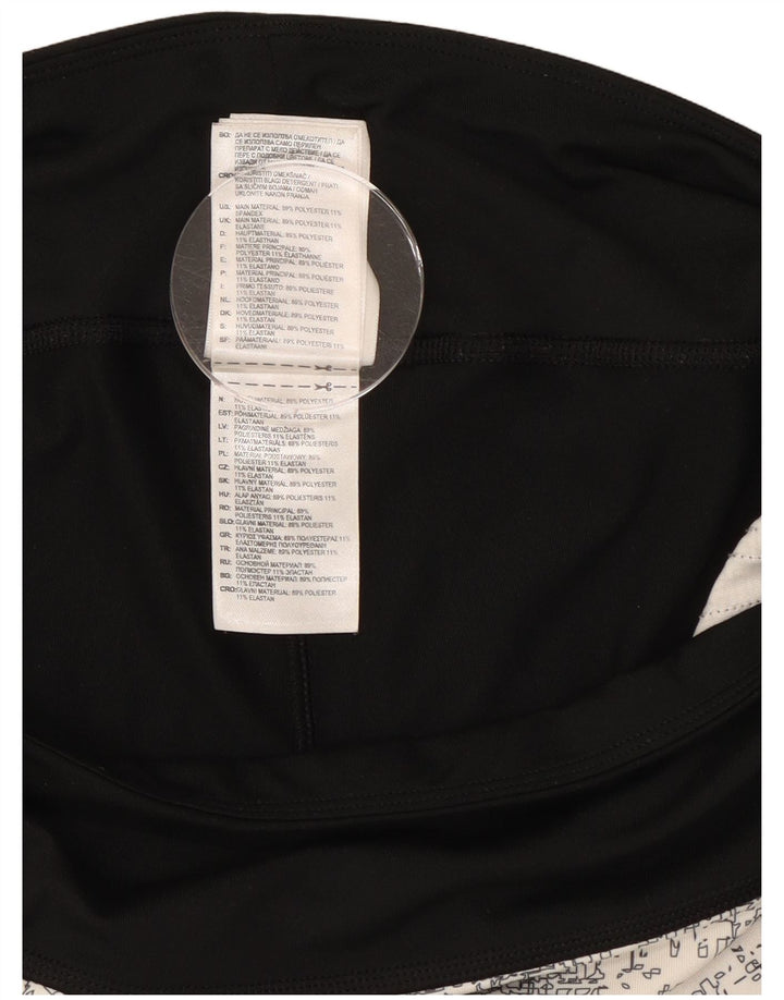 Adidas Γυναικεία κολάν Climalite UK 14 Large Black Colourblock Πολυεστέρας