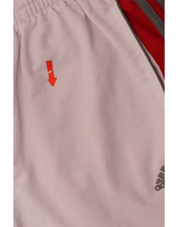 Γυναικεία αθλητική φόρμα Adidas Παντελόνι UK 8 Small White Colourblock Polyester