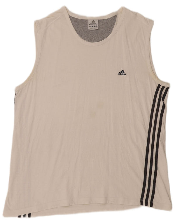 Ανδρικό γιλέκο Adidas Top 2XL Λευκό