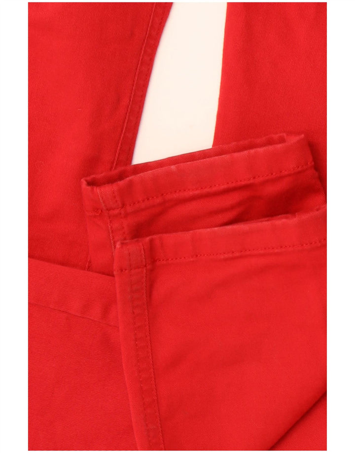 Γυναικείο Skinny Casual Παντελόνι REISS UK 12 Medium W30 L32 κόκκινο βαμβακερό