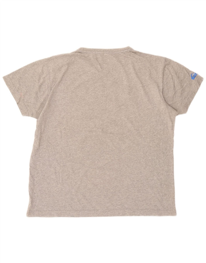 Ανδρικό γραφικό μπλουζάκι Quiksilver Regular Fit Top Medium Grey