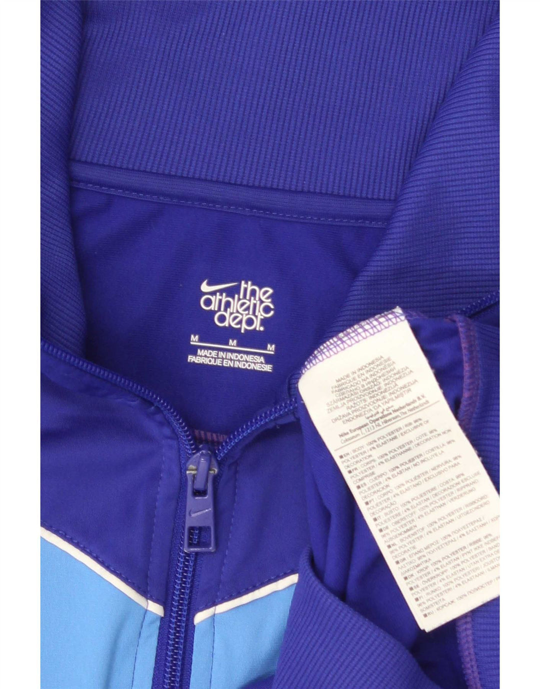 Γυναικεία αθλητική φόρμα Nike Top Jacket UK 14 Medium Navy Blue Colourblock