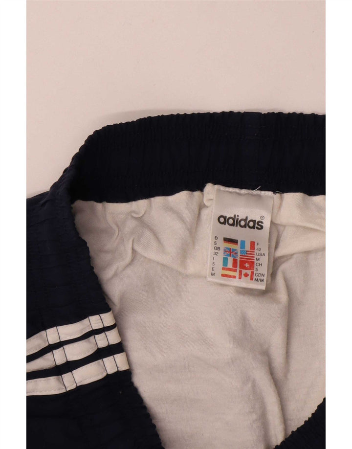 Ανδρικό αθλητικό σορτς Adidas από μεσαίο μπλε ναυτικό πολυεστέρα