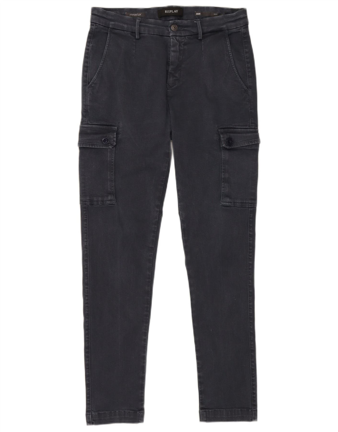 REPLAY Ανδρικό Jaan Cargo Slim Jeans W30 L30 Navy Blue Cotton