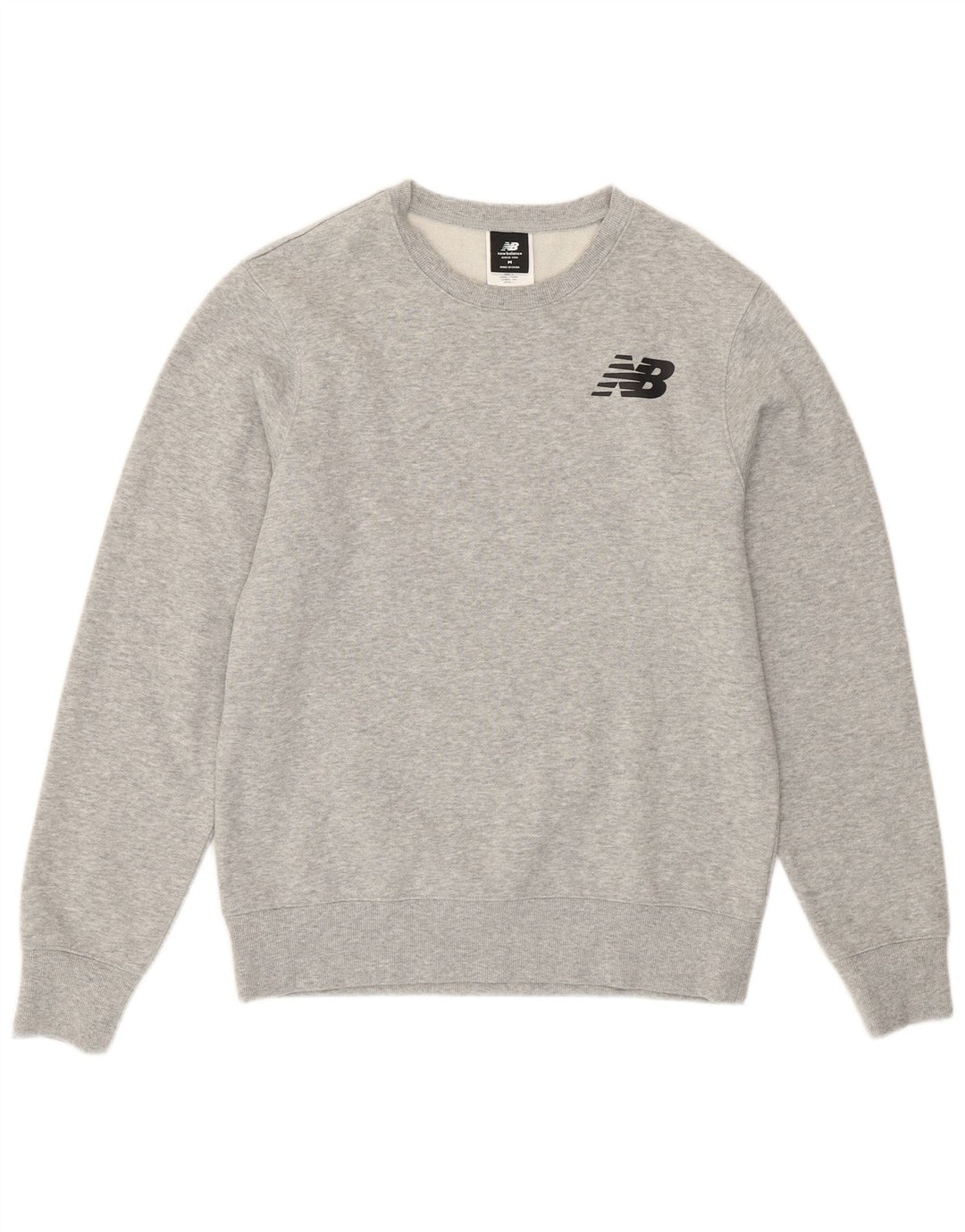 Ανδρικό φούτερ New Balance Jumper Μεσαίο γκρι βαμβακερό