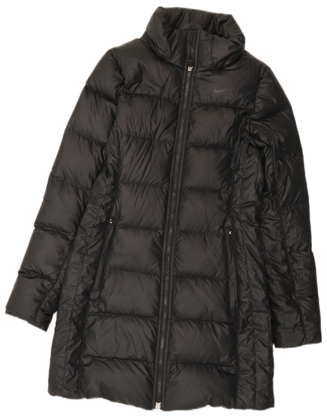 Γυναικείο παλτό Nike με επένδυση UK 6 XS μαύρο πολυεστέρα
