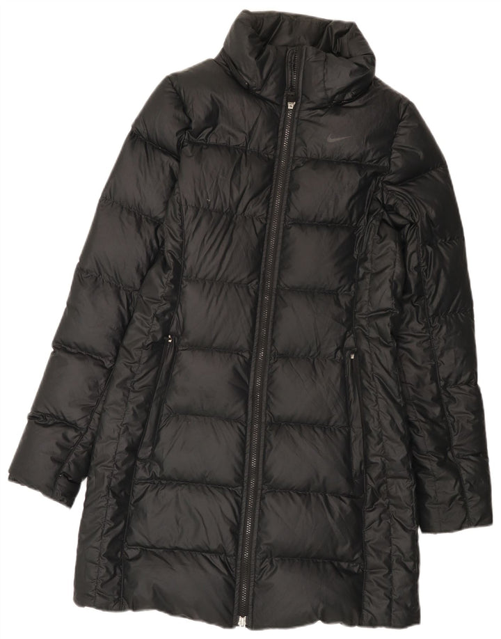Γυναικείο παλτό Nike με επένδυση UK 6 XS μαύρο πολυεστέρα