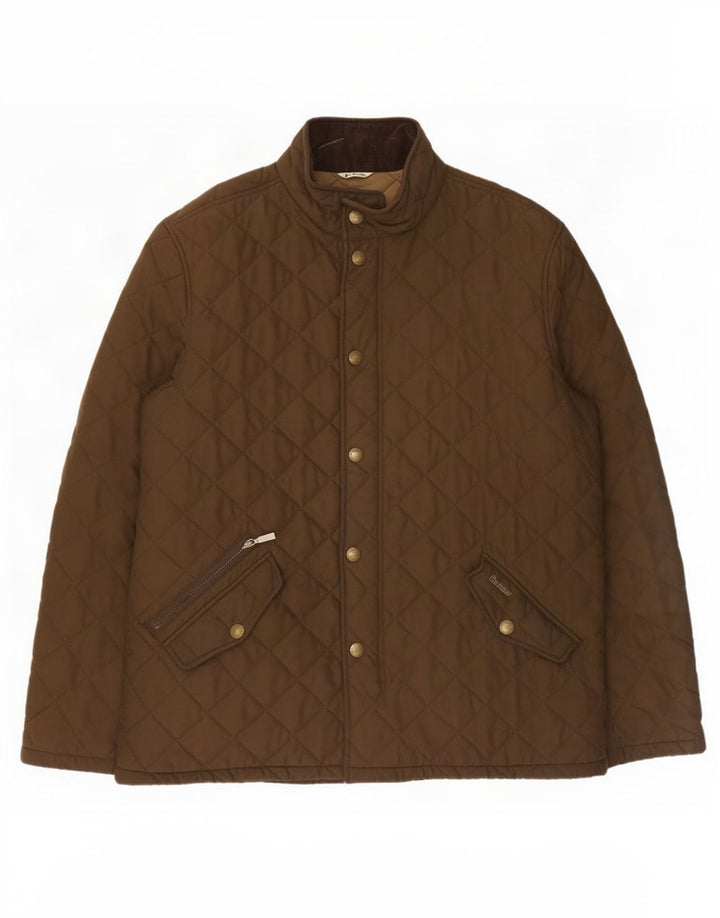 Ανδρικό καπιτονέ μπουφάν Barbour UK 42 XL καφέ