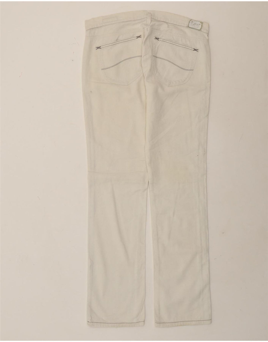 Lee Womens Lynn Slim Jeans W29 L33 Λευκό βαμβακερό