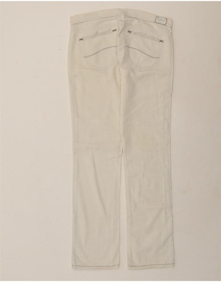 Lee Womens Lynn Slim Jeans W29 L33 Λευκό βαμβακερό