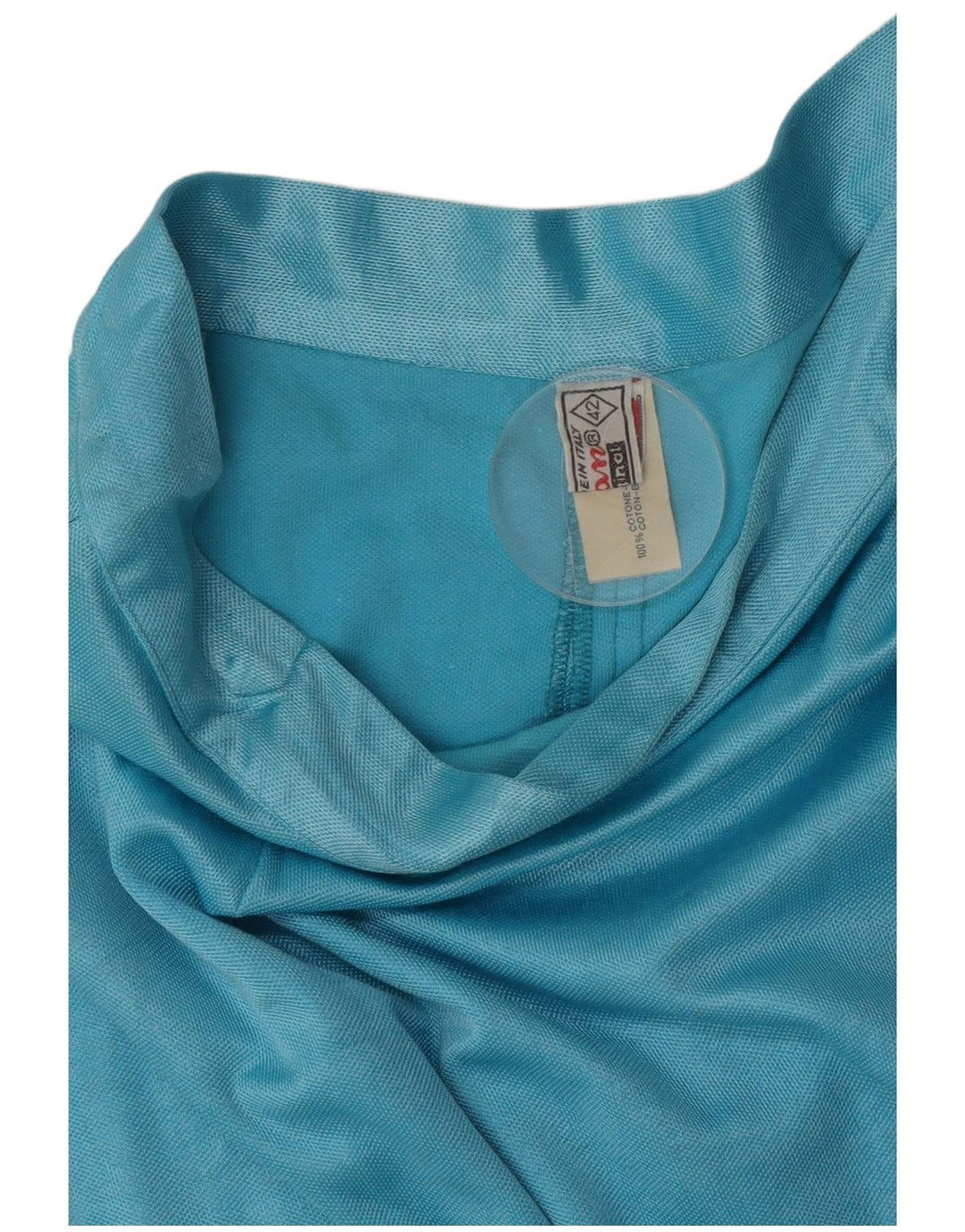 Vintage Γυναικεία Pencil Φούστα IT 42 Medium W26 Blue Cotton