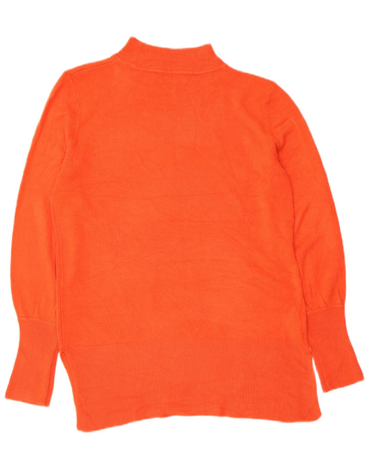 Marks & Spencer Γυναικείο πουλόβερ με λαιμό χελώνα UK 14 Medium Orange
