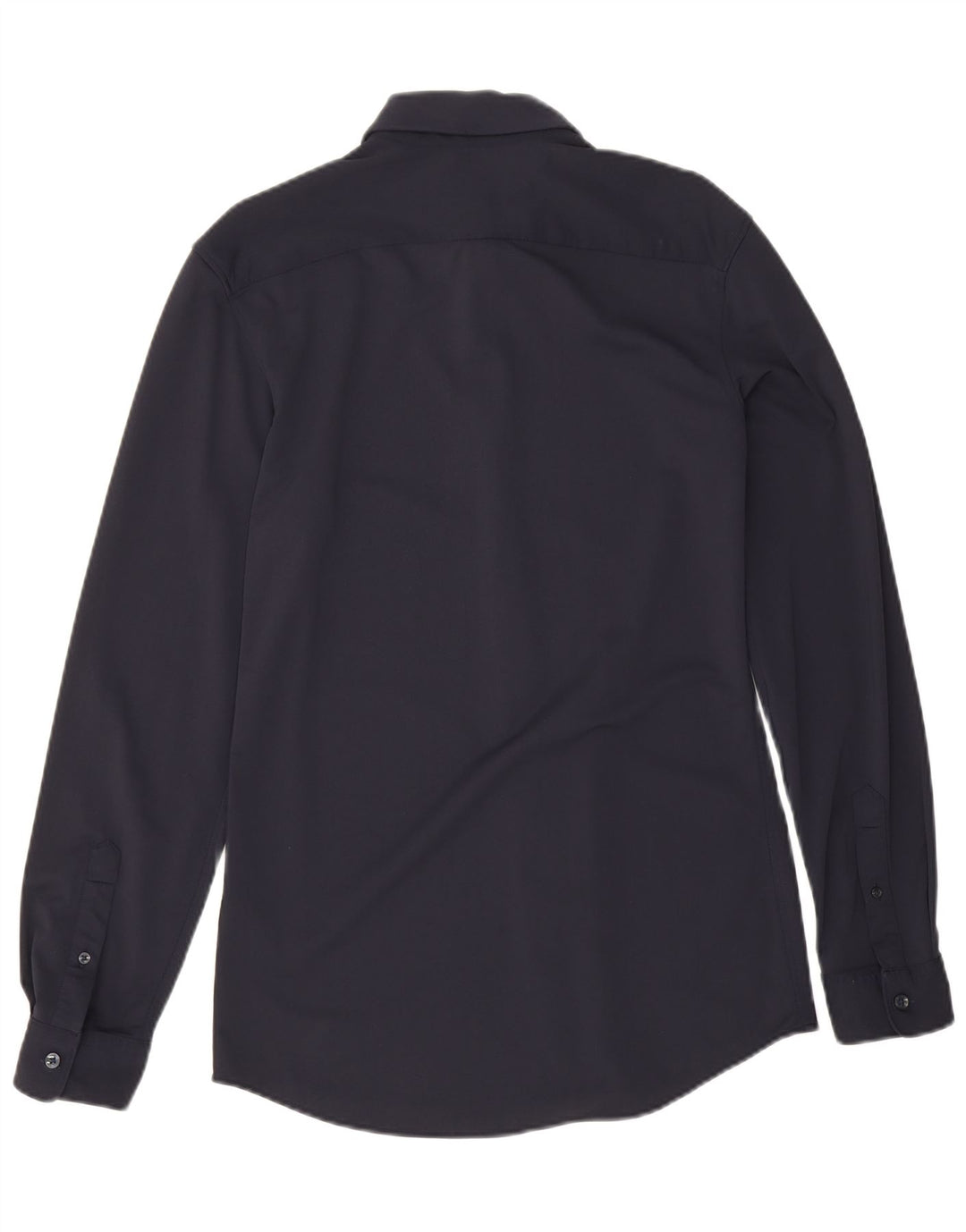Ανδρικό πουκάμισο Zara Slim Fit Medium Navy Blue Polyamide