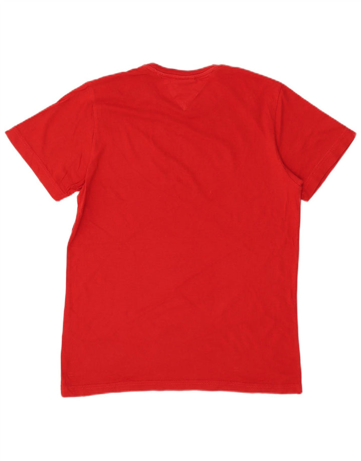 Ανδρικό γραφικό T-Shirt Tommy Hilfiger Top Μικρό κόκκινο