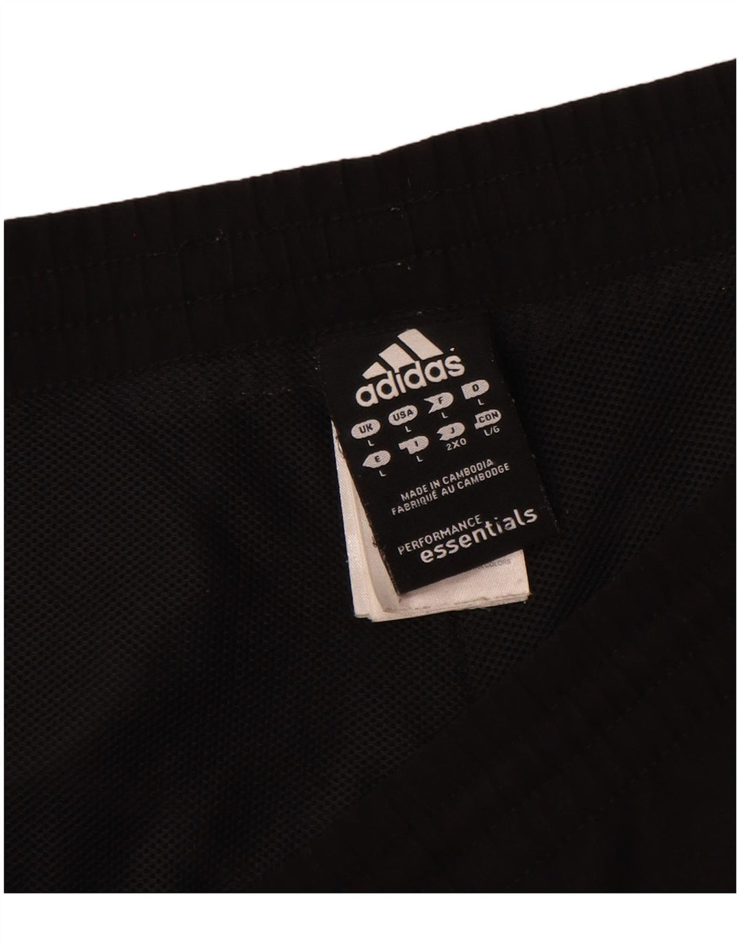 Ανδρικό σορτς Adidas Climalite Sport μεγάλο μαύρο πολυεστέρα