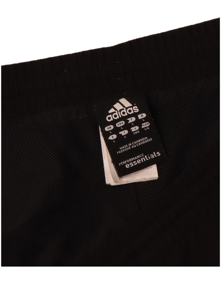 Ανδρικό σορτς Adidas Climalite Sport μεγάλο μαύρο πολυεστέρα