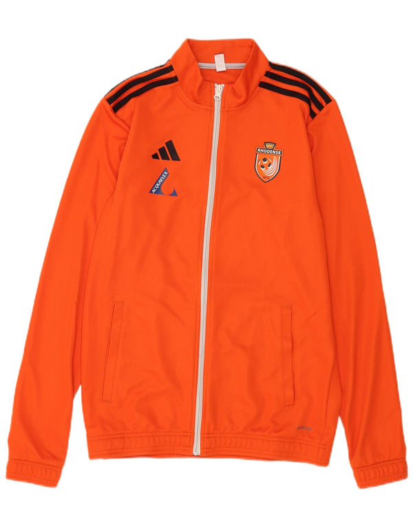 Ανδρική αθλητική φόρμα γραφικών Adidas Top Jacket Μικρό πορτοκαλί πολυεστέρα