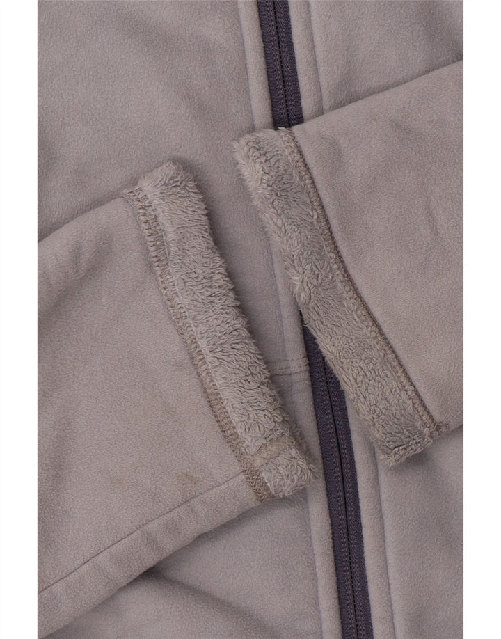 THE NORTH FACE Γυναικείο Fleece Jacket UK 14 Medium Grey Polyester