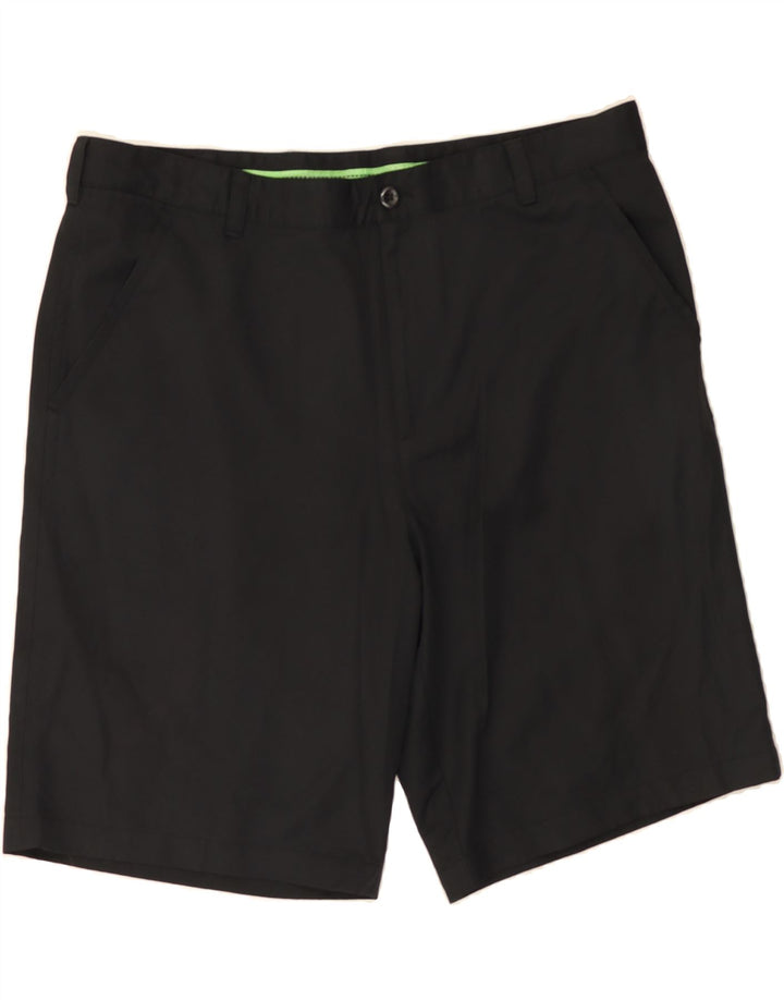 IZOD Mens Golf Chino Shorts W38 XL Black Vintage Izod and Second-Hand Izod from Messina Hembry 