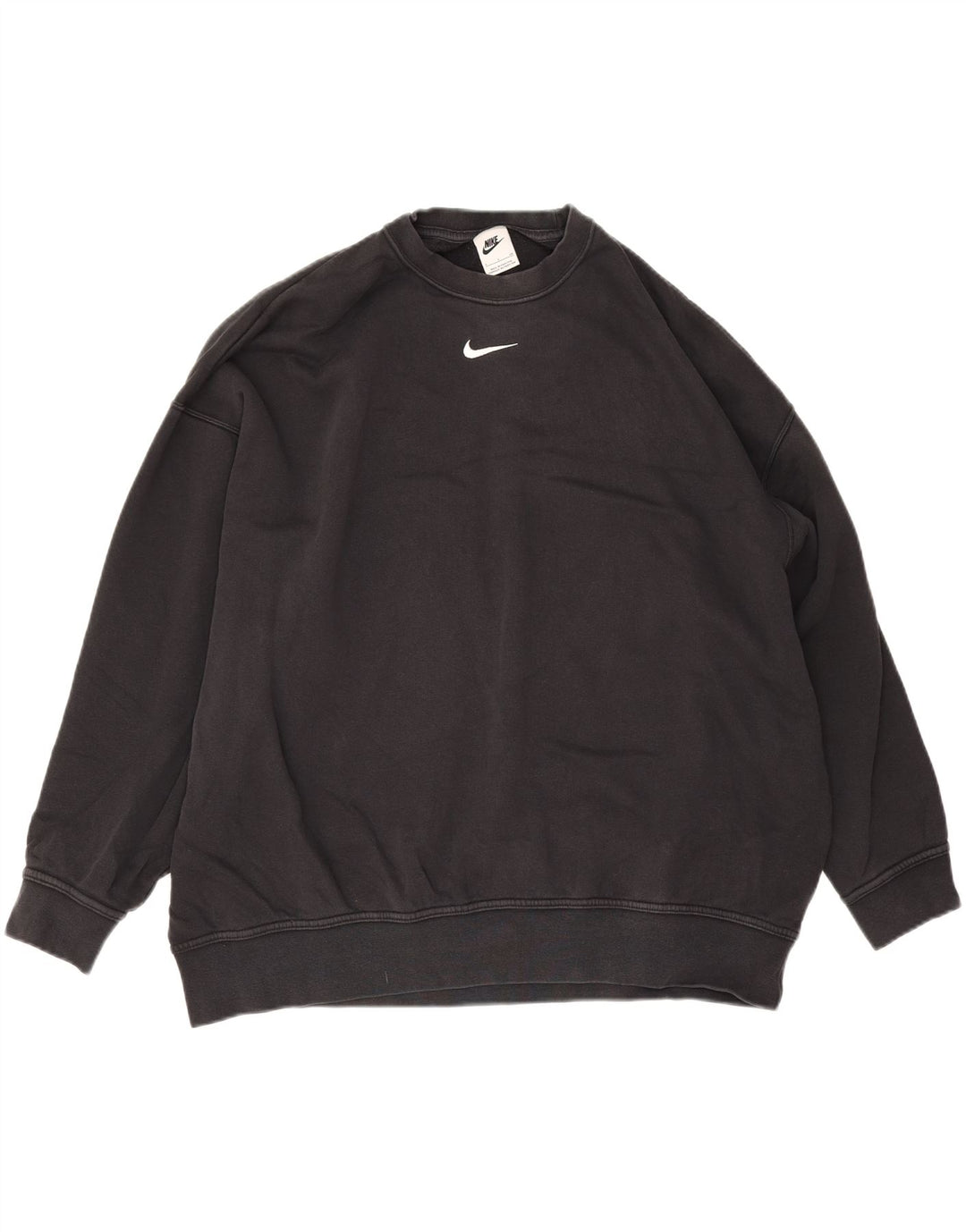 Ανδρικό φούτερ Nike με χαλαρή εφαρμογή, μαύρο βαμβακερό