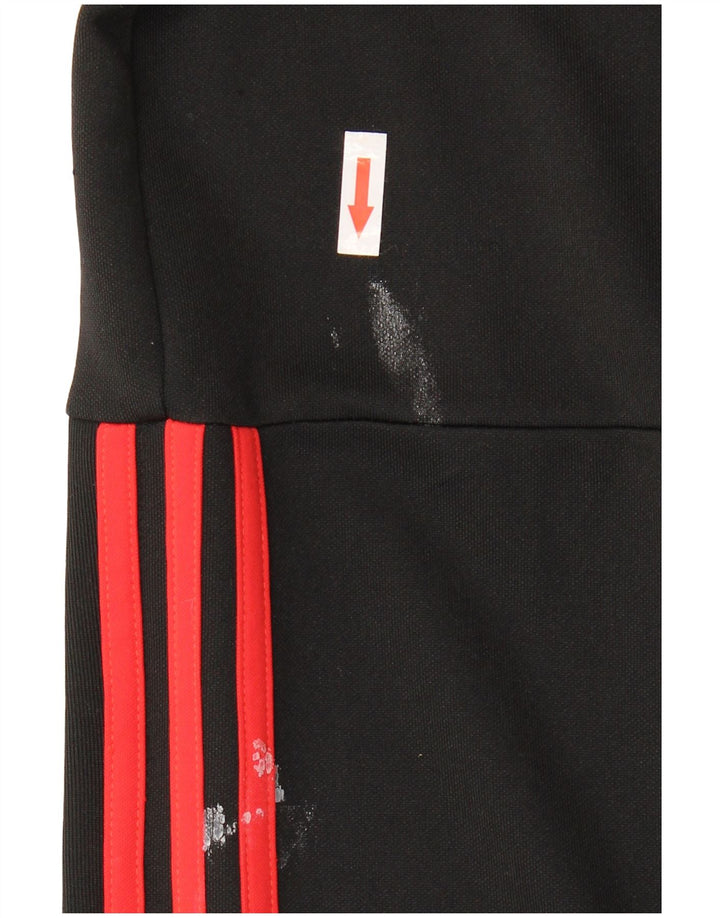 Ανδρική αθλητική φόρμα Adidas Παντελόνι μεσαίου μαύρου χρώματος πολυεστέρας