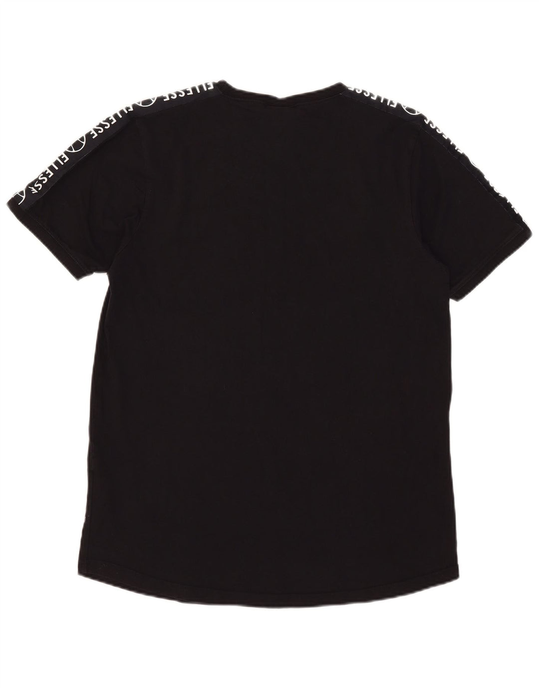 Ανδρικό γραφικό T-Shirt Ellesse Top Large Μαύρο