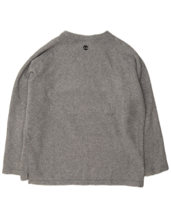 Timberland Ανδρικό Fleece Jumper Large Grey Flecked Polyester
