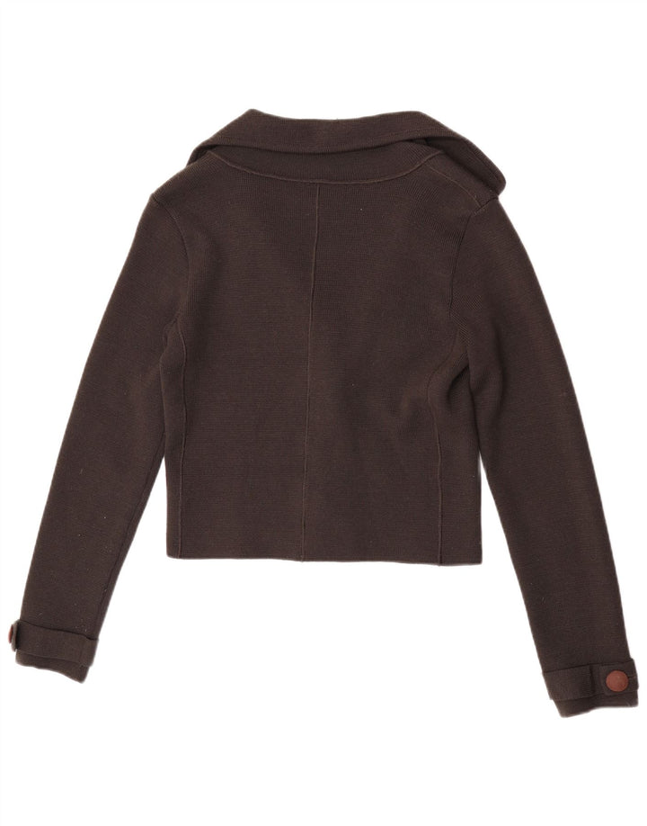 Max & Co. Γυναικεία ζακέτα Crop UK 12 Μαλλί μεσαίου καφέ